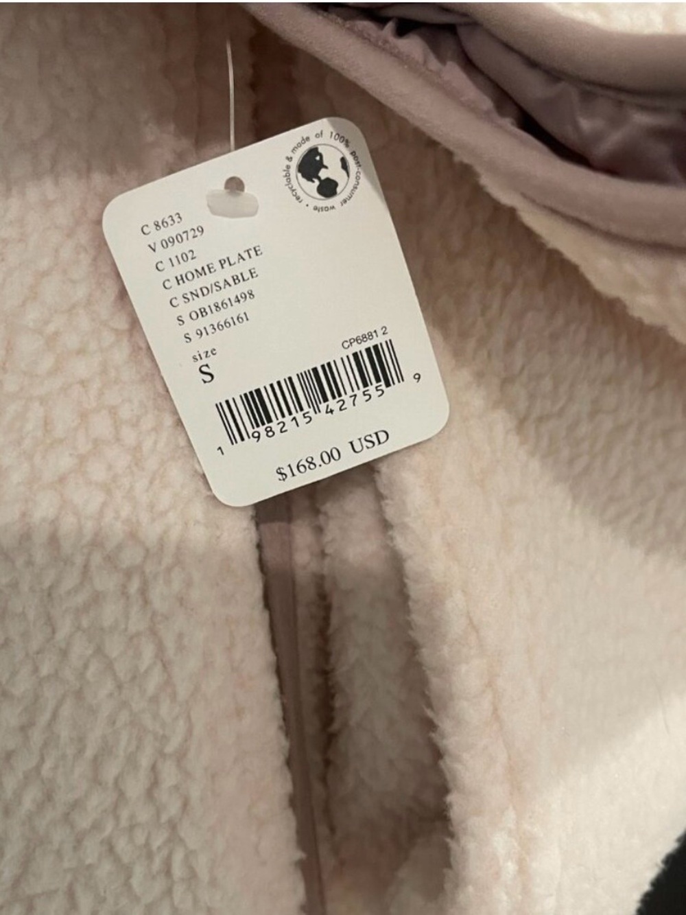 027 Free People Movement Hit The Slopes Jacket NWT Home Plate Combo Size Small - Picture 5 of 13